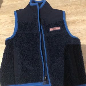 Blue Vineyard Vine Fleece Vest